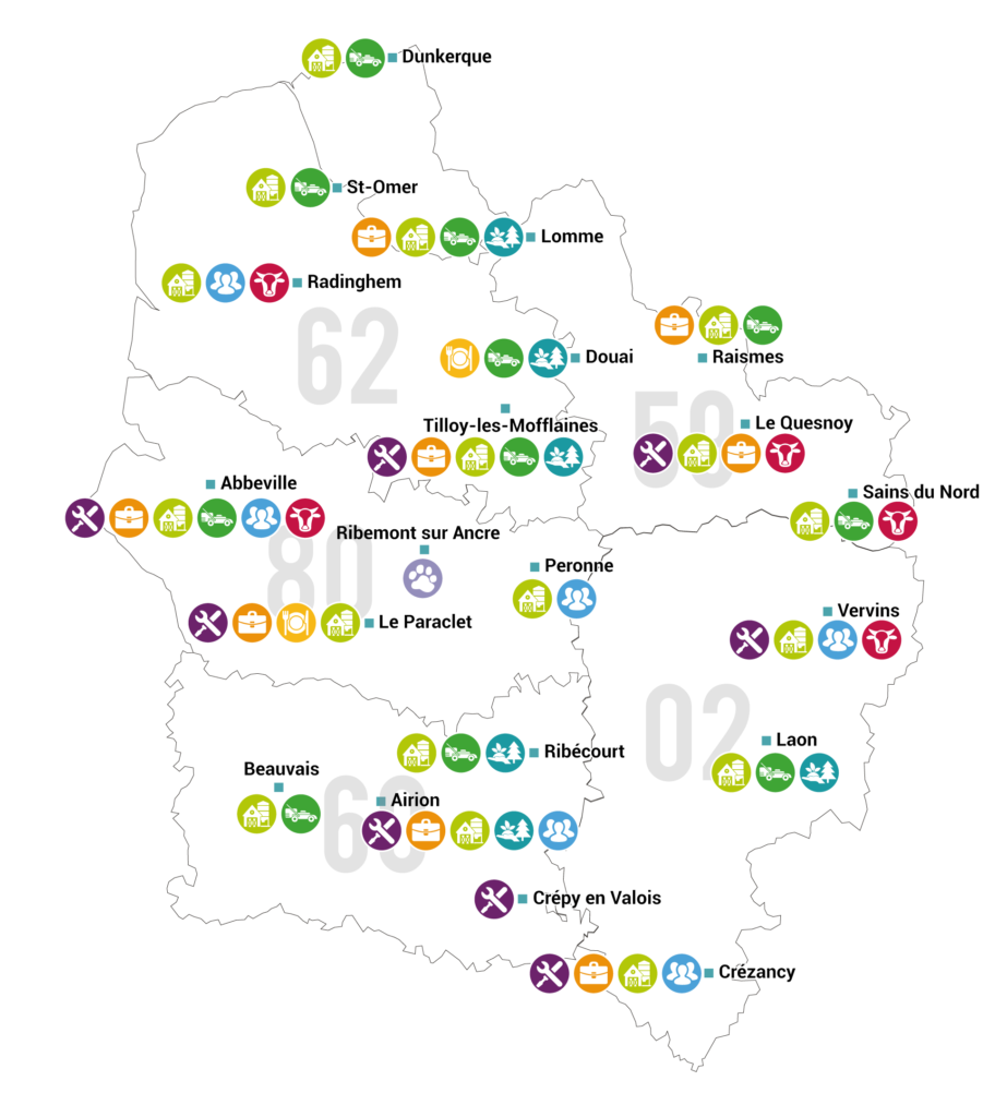carte filières 2020