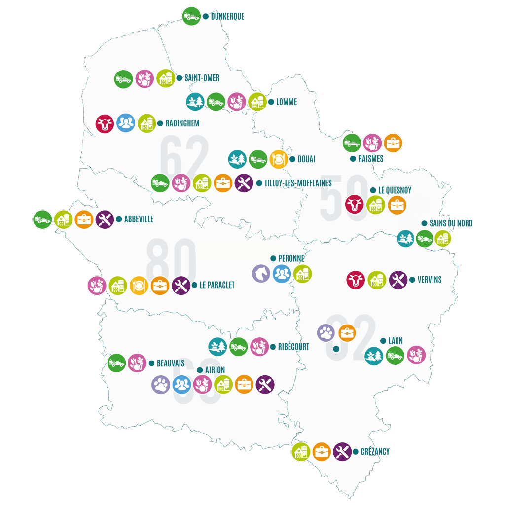 Carte Filières et UFA – Maj 2023